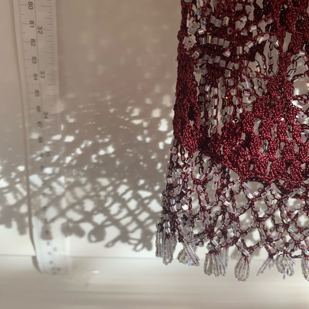 Nataya vintage beaded dress with a matching slip. Small - Picture 3 of 13